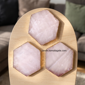 Tetera de Cristal de Cuarzo Rosa Irregular con Adornos Dorados Tallados a Mano con Temática de Mascota - Product Image 5