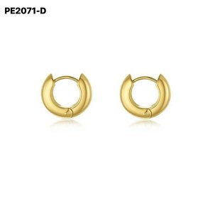 Amy Amy <b>Huggie</b> Earrings Stainless Steel <b>Silver</b> Plated Classic Women's Fashion Jewelry Gift China Made PE2071 - Product Image 2