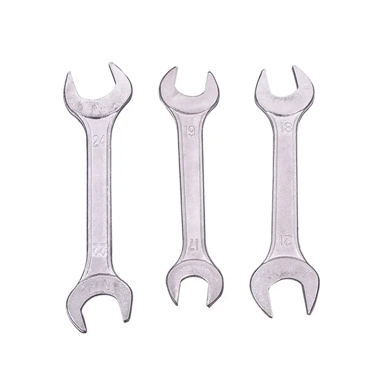 Wrench set maintenance wrench household portable multi specification double end open end wrench