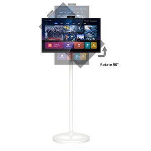 TV Móvil Android 12 con NFC de 32 Pulgadas, Soporte de Piso, Pantalla LCD Digital, Animación, TV Portátil <span class=keywords><strong>para</strong></span> Oficina, Centro Comercial y Hogar - Product Image 2
