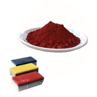 Oxyde de fer rouge 130 ciment couleur brique avec fer rouge peinture sol asphalte avec poudre rouge de fer inorganique