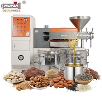 Sojabonen-extruderpers Commercieel Volledig Automatisch RVS Hoog Rendement Olijf/Sojabonen Productieapparatuur 500kg/u