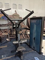 Máquina de Gimnasio de Doble Función con Pesas Integradas: Polea Alta y Remo Bajo