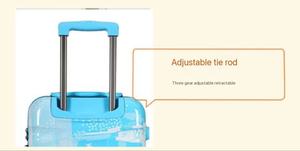 Baixo Moq Alta Qualidade Baixo preço ABS + PC Padrão Personalizado Imprimir Bagagem com 360 Duplo Spinner 4 Rodas - Product Image 6