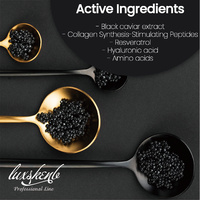 Soin de la peau du visage de marque privée Ensemble de soins de luxe à l'essence de caviar noir Crème pour le visage hydratante et réparatrice pour femmes