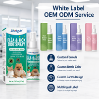 ZouRunAn Spray Antipulgas y Garrapatas para Perros de 227 ml, Etiqueta Blanca, OEM, ODM, Fórmula Personalizada, Color de Botella y Caja Personalizables, Etiqueta Multilingüe, Directo de Fábrica