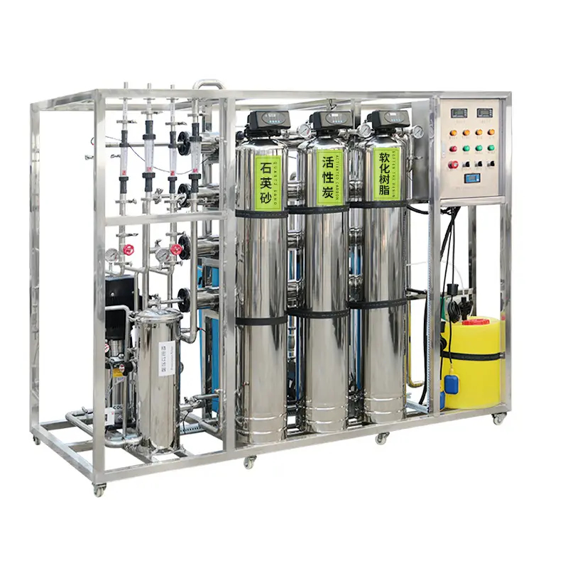 Macchina per il trattamento delle acque 250LPH depuratore per impianti di depuratore per acqua a osmosi inversa