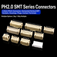 Connecteur électrique femelle 2,5 mm 2P avec boîtier en nylon, contacts en cuivre, indice de protection IP65, 3A 250V pour applications PCB, automobile et FPC