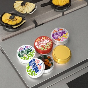 Nuevo Producto: Latas Metálicas Portátiles para Snacks, Pasteles, Galletas, Chicle de 35g, Envases de Alimentos, Contenedor de Hojalata Reciclable con Impresión Offset - Product Image 1