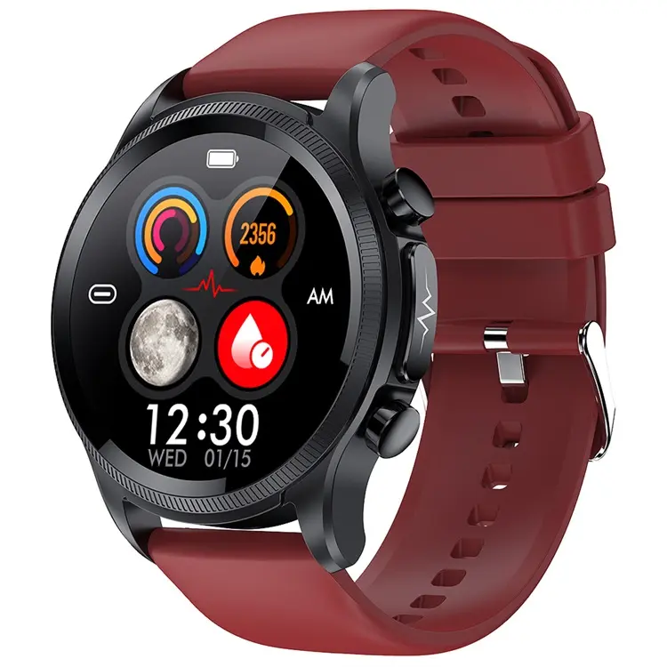 Intelligent ECG Blood Glucose Health Watch 1.39 Inch HD Screen ECG Chest Patch Real Time ECG Analysis E400 Smart Watch