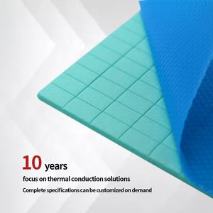 แผ่นซิลิโคนนำความร้อนแรงดันสูง15 W /mk ความต้านทานอุณหภูมิสูงแผ่นระบายความร้อนของ CPU - Product Image 4
