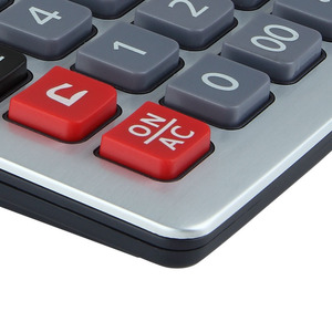 คอมิกซ์ C-1232M เครื่องคิดเลขตั้งโต๊ะพลังงานแสงอาทิตย์ 12 หลัก แผงโลหะ ใช้ในสำนักงานทางการเงิน - Product Image 2