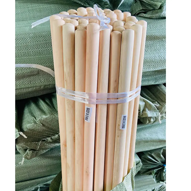 Vendita Diretta della fabbrica maquina fazer cabo de vassoura bastone di scopa in legno da vitnam