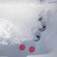 Baignoire autoportante intérieure pour quatre personnes adultes Baignoire de massage à remous électrique