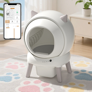 Bac à <span class=keywords><strong>litière</strong></span> automatique intelligent pour chats, nettoyage automatique, contrôle par application WiFi, toilette pour animaux de compagnie <span class=keywords><strong>autonettoyante</strong></span> - Product Image 1