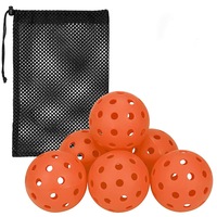 Accessoires de pickleball professionnels pour l'entraînement transfrontalier : balles de pickleball moulées par injection à 40 trous et balles de pickleball rotomoulées à 48 trous