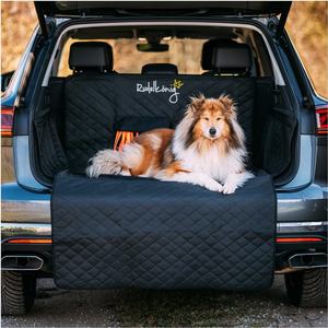 Waterproof Modern Dog <b>Car</b> <b>Seat</b> <b>Cover</b> with Backseat Hammock Mesh Cushion & Protector Mat - Product Image 5