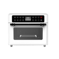 Friteuse à air en acier inoxydable, appareil domestique avec écran tactile, 20 l