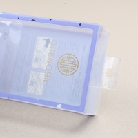 Boîte d'emballage personnalisée transparente rotative pour outils de coiffure et de maquillage, matériaux recyclés PP/PVC, compatible avec les fers à friser