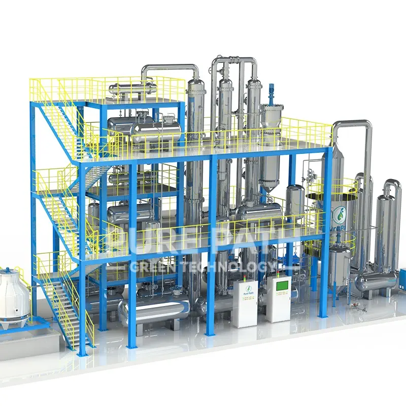 Euro 4 Vacuum distillation machine for diesel