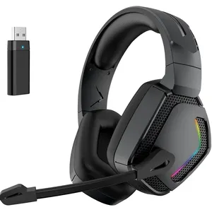 7.1 Kỹ Thuật Số Over Ear Gaming Headphone Tai Nghe Chơi Game Không Dây Cho PC Máy Tính Xách Tay PS5 PS4 Gamer Headphone GB600