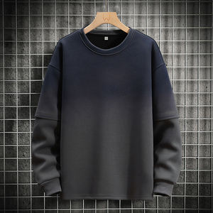 Sudadera con capucha de cuello redondo, estilo juvenil, holgada, informal, deportiva, suave, transpirable, no abriona la piel, de manga larga. - Product Image 3