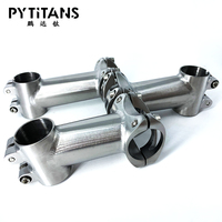 Vente directe d'usine accessoires de vélo cadre de vélo tige de vélo en alliage de titane vtt vélo de route tige de guidon de vélo par PYTITANS