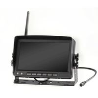 Prix usine 2ch sans fil camion Dvr moniteur de voiture caméra de sécurité de voiture Vision nocturne enregistreur de sauvegarde inverse caméra Wifi