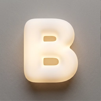 Lettres lumineuses de luxe à 360 degrés, enseignes murales 3D LED, événements de mode, galerie d'art, signalétique de logo en acrylique étanche IP65 pour voiture, usine de signalétique
