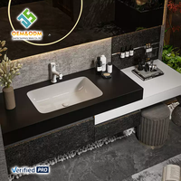 2025 OEM Juerte Best-Selling American-Style Smart Bathroom Vanity Desk Cabinet Panel Mirror Sink Robinet Bedroom Dining