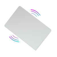 Tarjeta en blanco NFC de inyección de tinta imprimible MIFARE Classic EV1 1K1K 13,56 Mhz Tarjeta con chip IC/ID de Pvc Rfid regrabable inteligente blanca
