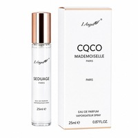 VILiLY 25ml Eau de Parfum Portable pour Femme, Parfum Oriental Floral Longue Durée, Emballage Luxueux Or Blanc, Format Voyage