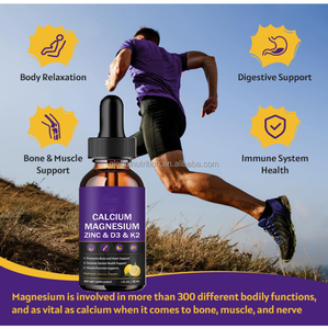 Ausreson Calcio Magnesio Zinc Vitamina D3 K2 Gotas Suplemento <span class=keywords><strong>Ca</strong></span> Mg Zn VD3 K2 Gotas líquidas para la salud ósea - Product Image 3