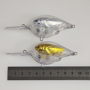 เหยื่อตก<span class=keywords><strong>ปลา</strong></span>แบบหินรูปทรง<span class=keywords><strong>ปลา</strong></span>คลาสสิค ขนาด 9.5 ซม./15.5 กรัม ของแท้จากโรงงาน ขายส่ง ตัวเหยื่อโปร่งใสยังไม่ได้ลงสี - Product Image 4