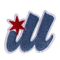 Microprocesseur Transistor Fer sur Serviette Chenille Broderie Patch Pas Cher Lettre Patchs à Bas Prix