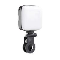 Lampe LED pour selfie, lumière d'appoint portable à clipser en ABS, température de couleur 3000-9900K pour appareils photo et téléphones mobiles