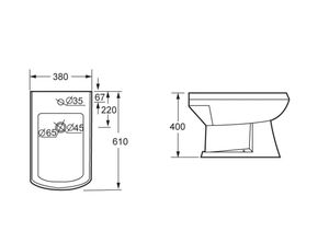 Luxe Flush Europeu One Piece Bidé WC Oculto Tanque Moderno Design Quadrado Cerâmica para Hotéis Personalizável para Amazon Bidets - Product Image 4