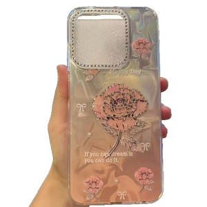 Vente d'usine : Étui de téléphone pour femme au design floral diamanté, compatible avec Samsung S25 <span class=keywords><strong>Ultra</strong></span>, S26 Plus, S24 FE, <span class=keywords><strong>S23</strong></span>, S22, S21 <span class=keywords><strong>Ultra</strong></span> - Product Image 6