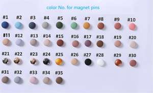 เข็มกลัดแม่เหล็กฮิญาบแม่เหล็กแบบแข็งแรงเข็มกลัดแม่เหล็กแบบด้านสำหรับฮิญาบมุสลิมคลิปเครื่องประดับฮิญาบแบบหนีบเข็มกลัดสีมาการอง - Product Image 5