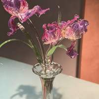 Bunga Iris Buatan 3D Realistis Buatan Tangan (Bahan PS) untuk Dekorasi Rumah Modern - Hari Valentine Thanksgiving