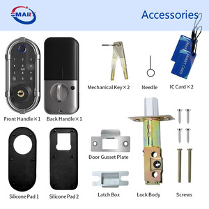 Mật khẩu Thẻ NFC cửa kỹ thuật số khóa cho nhà tuya App kiểm soát vân tay thông minh Chốt Cửa Khóa - Product Image 6