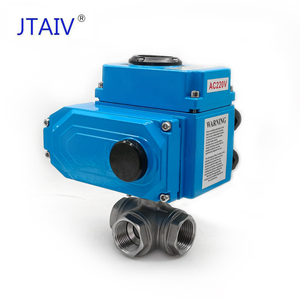 Válvula de Bola de 3 Vías JTAIV OEM de Acero Inoxidable SS304/316 con Actuador Roscado para Control de Flujo de Agua - Product Image 4