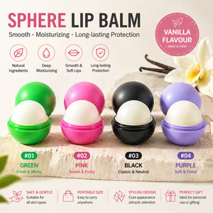 Bálsamo <span class=keywords><strong>Labial</strong></span> Esférico Mini Mate, Marca Privada, Vegano, Hidratante, para Regalo, OEM - Product Image 1