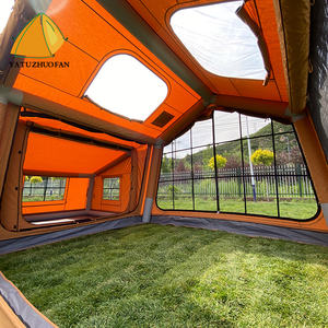 Tente Gonflable Automatique de Luxe Grande Taille, Tissu Coton Imperméable Épais, pour Camping Extérieur Portable et Abri Anti-Pluie – Prix d'Usine - Product Image 3