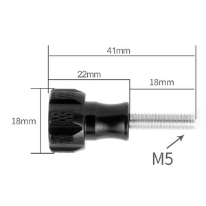 Vis à écrou en alliage d'aluminium pour <span class=keywords><strong>GoPro</strong></span> Hero 10 9 8 <span class=keywords><strong>7</strong></span> Black Max pour DJI Osmo Action Sjcam Camera - Product Image 6