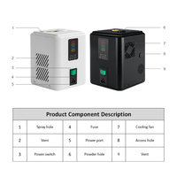 Mini machine à étincelles électrique 350W - 3 mètres contrôle sans fil pour les événements de camping de fête dispositif de pulvérisation froide