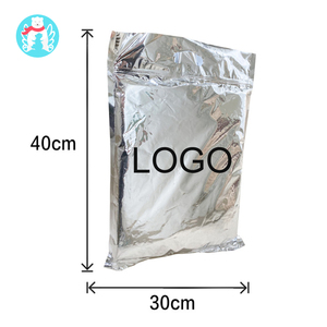 Escarole cartón blanco Farm Fresh Personalizable Plegable Logotipo personalizado Bolsa de algodón con aislamiento - Product Image 3