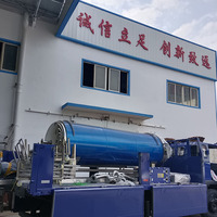 Nouvelle cornue horizontale industrielle automatique d'autoclave pour la vapeur à haute température de nourriture en conserve pour la pompe de PLC de restaurant de viande