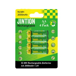 JINTION NiMh AA 2000mAh 1.2V batterie rechargeable AA batteries rechargeables <span class=keywords><strong>Amazon</strong></span> batterie pour brosse à dents caméra réveil jouet - Product Image 2