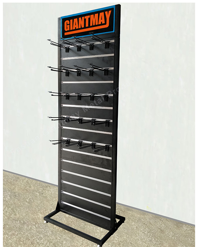 Slatwall Shelves Cell Phone Accessory Display Rack Retail Slat Wall Hanging Products Stand